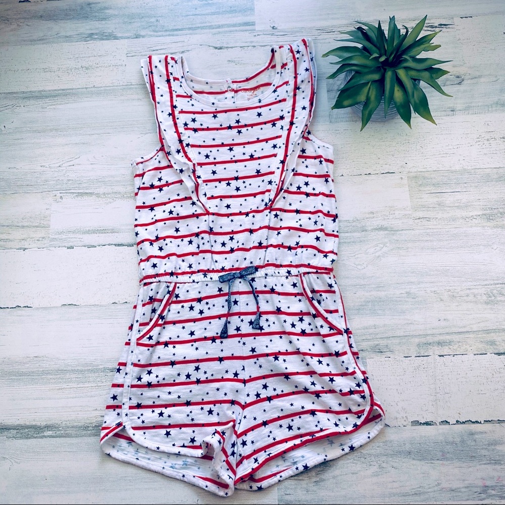 Cat & Jack Stars and Stripes romper